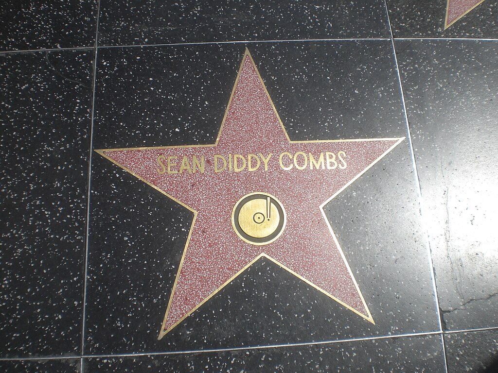Sean Diddy Combs’ Hollywood Walk of Fame star, symbolizing fame and digital legacy under scrutiny during the Diddy Trial 2025.